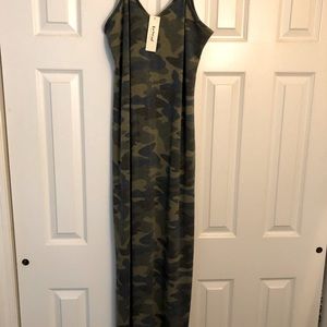Three Bird Nest Maxi Camo Dress